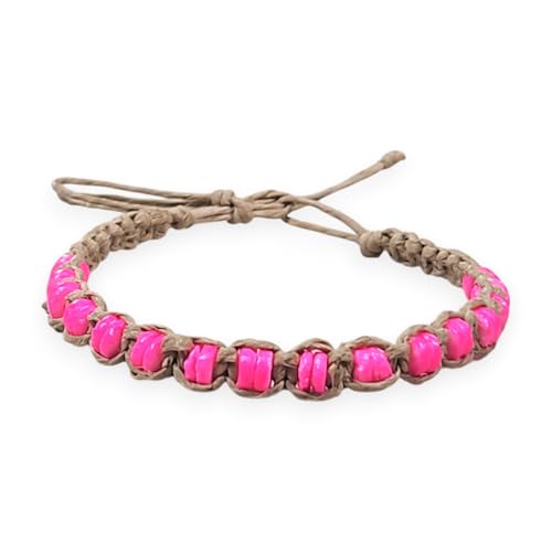 Image of BlueRica Hemp Anklet with Puka Shell Beads