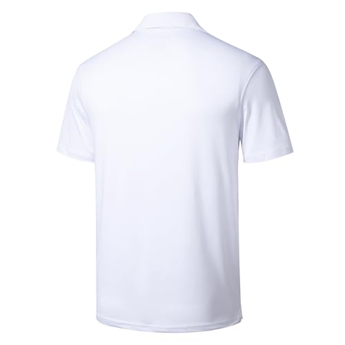 Golf Polo Shirts for Men Short Sleeve Moisture Wicking Dry Fit Performance Designed Collared Solid Casual Polo Shirt2