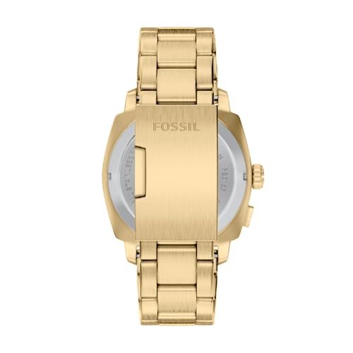Image of Fossil Machine Gold Quartz Stainless Steel Watch FS6157