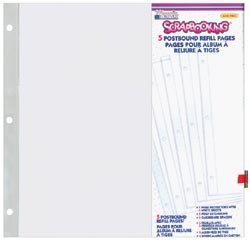 Westrim Crafts 12x12 Top-Loading Postbound Page Protector 5-Pack