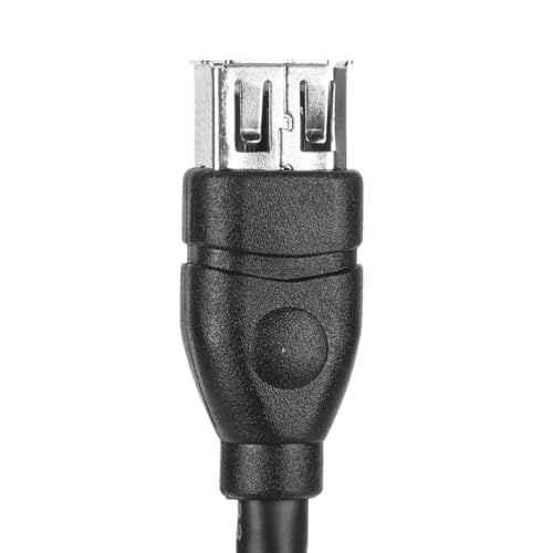 Kabel Adaptera Firewire 1394 6-pinowy na USB, Firewire IEEE 1394 6-pinowy żeński na USB 2.0 Typu A Męski Kabel Konwertera Danych do Drukarki, Aparatu Cyfrowego, Skanera