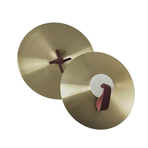 Crash - Par de platillos musicales para espectáculos profesionales de fiesta, escenario, 20,32 cm, 20,32 cm