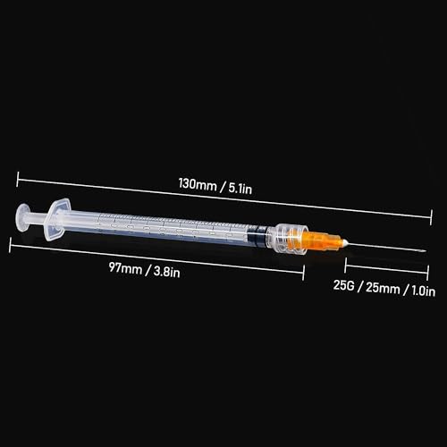 Image of 1ml 25G 1inch Syringe, Sterile Disposable Packaging. (20)