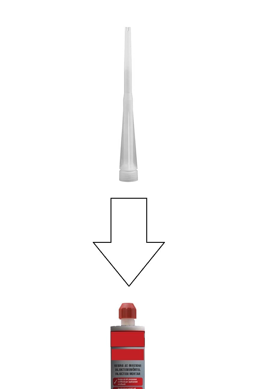 Mélangeur Bec pour ancrage chimique bi-composant - Bec de rechange universel avec mélangeur (30 Pièces)