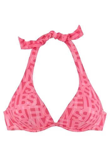 Elbsand Damen Bügel-Bikini-Top mit modischem Allover-Print, herausnehmbare Cups, Obermaterial recycelt, Mix-Kini nach Lust und Laune Mixen, für einen trendbewussten Look