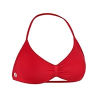 AUROLA Influence Strappy Bra Sports Bras for Women, Backless Padded Impact Strappy Bra for Workout Gym Yoga with Removable Cups,Chili Red,S