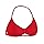 AUROLA Influence Strappy Bra Sports Bras for Women, Backless Padded Impact Strappy Bra for Workout Gym Yoga with Removable Cups,Chili Red,S