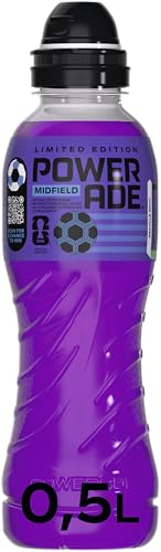 Powerade Sports Midfield, Elektrolytgetränk, Einweg Flaschen, 12 x 500 ml – Ansicht 2