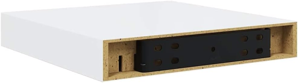 vidaXL Chic Wall Shelf, Rectangular, Strong Home Decor, Perfect for Living Room, Bedroom, Kitchen, and Bathroom