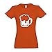 Shirtzshop - Jarra de cerveza para mujer y mujer, naranja, XXL