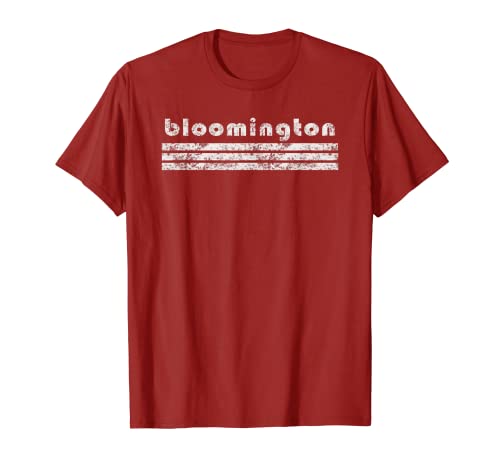 Bloomington Indiana Retro T Shirt Cappellini Vintage Maglietta