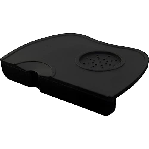 Store2508 Silicone Coffee Tamper Mat, Espresso Silicone Mat, Espresso Tamper Mat, Coffee Tamp Mat Black