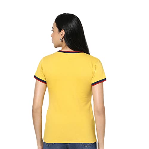 Image of Bewakoof Women's Solid Slim Fit T-Shirt