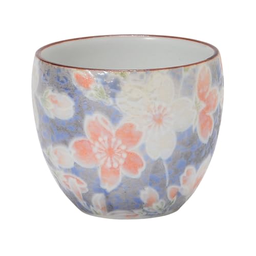 サンメニー 仏壇 茶湯器 水入れ お茶入れ 単品 本格 有田焼 日本製 インテリアに馴染む おしゃれ お茶 湯呑み 仏具 現代仏壇 お仏壇 仏具小物 天音 雅桜ブルー お供え 茶器 ゆのみ コンパクト 小さい 小物 有田焼(陶器) 仏具セット 直径4.3×