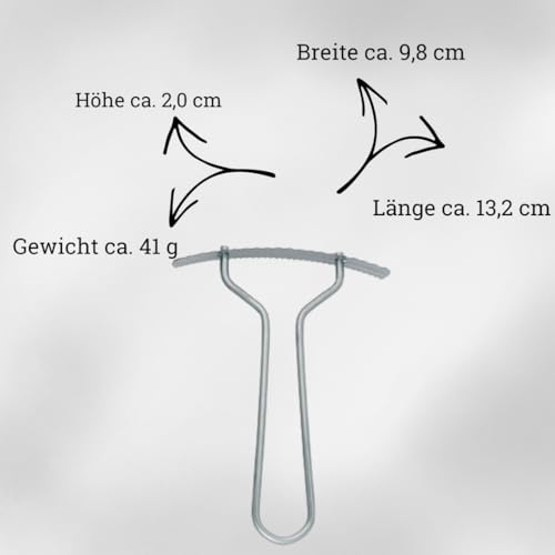 EHASO Metall-Striegel