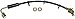 Dorman H621324 Front Passenger Side Brake Hydraulic Hose Compatible with Select Dodge/SRT Models
