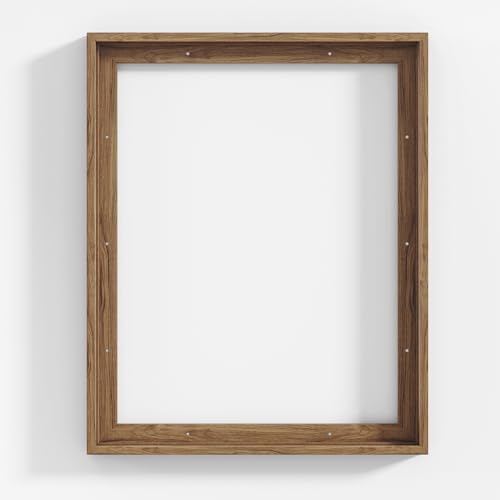 Venusmiles Canvas Frame 16x20 Frame for Canvas Painting Floating for 1 Deep Floater for Canvas Artist Panel Oil Painting Wall Art Dcor Vertical or Horizontal Picture Wall Decor Natural