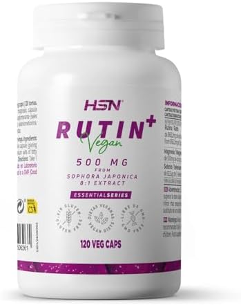 HSN Rutin Extract 500mg | 120 Vegetable Capsules | Equivalent to ...