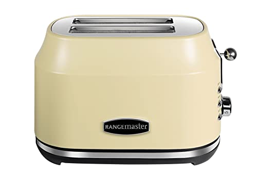 Rangemaster RMCL2S201CM Classic Cream 1kW 2 Slice Toaster with Defrost, Cancel & Reheat Functions, Removable Crumb Tray & 6 Power Levels with 2 Year Guarantee - Image 4