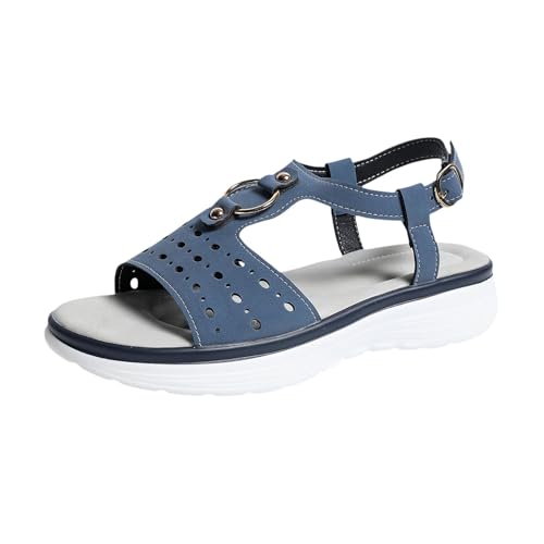 Semelle souple confortable pour ces sandales compensées femme