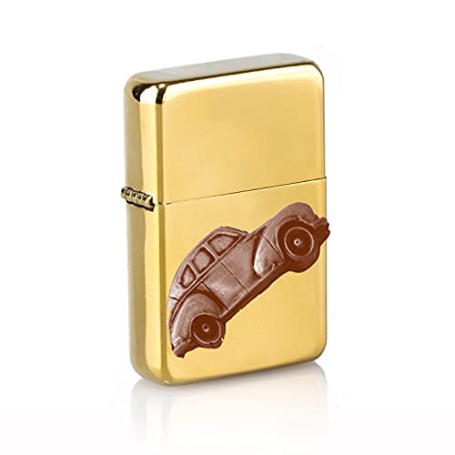 Briquet à essence Javelin pour le plein air avec clapet effet cuivre
