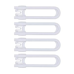 Sliding Cabinet Child Safety Locks-GRANDOTO U Slide Door Locking for Childproof Safe Latch & Baby Proofing Lock for…