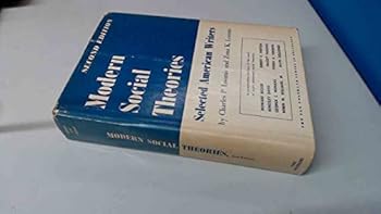 Hardcover Modern social theories: Selected American writers Book