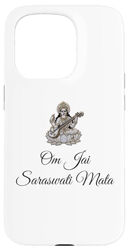 Saraswati Vc fUC Om Jai Saraswati Mata X}zP[X iPhone 15 Pro p