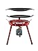 Campata Barbecue a gas multifunzione e fornello a gas, portatile da campeggio e da campeggio, con piastra per barbecue, padella e pentola (con 12 cartucce di gas da 500 g)