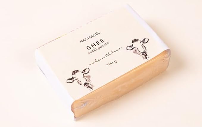 Image of Ghee Soap | Pure & Gentle Bathing Bar for Glowing Skin | Nourishing & Antioxidant Soaps for Men & Women | Natural Cleansing Bar For Moisturising | Soap for All Skin Types | Pack Of 3