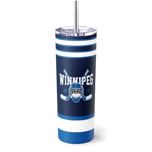 Image of ANTKING Winnipeg Tumbler 20oz Travel Mug Custom Name Number Gifts | Stainless Steel Insulated Coffee Cup for Men Women