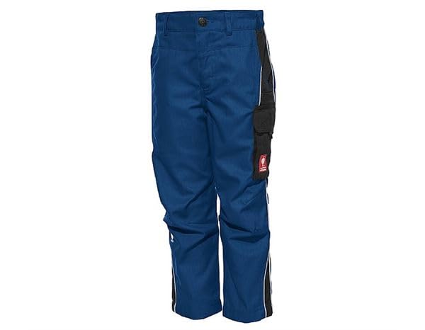 Kinder Arbeitshose Bundhose e.s. Active Engelbert Strauss Kornblau/schwarz (146/152, Blau)