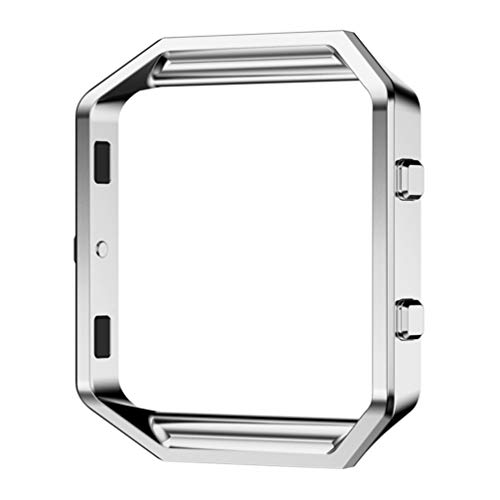 Hemobllo Watch Frame Replacement Compatible with Fitbit Blaze Smartwatch Protective Stainless Steel Cover 2-Pack Durable Fitness Watch Accessory - Image 3