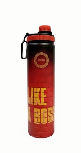 Image of VK18 Motivational Stainless Steel Water Bottle with DO IT Print for Home, Office, Gym, School, Yoga, Trekking, Single Wall, BPA Free, Leakproof, Rustproof, 900ml