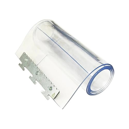 DTVEW 1.6mm/1.8mm Thickness Standard Clear PVC Freezer Curtain, Plastic Freezer Curtain (1.6mm,1.35x2.4M)