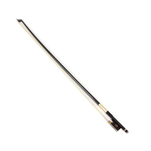 Image of Kmise Carbon Fiber Violin Bows: Lightweight Violin Bow 1 /2, Anti-Deformation Fiddle Bow, Ultra-Stretchy Horse Hair, Gift for Professional, Beginner, Adults, Kids Violins Practice (Coffee)
