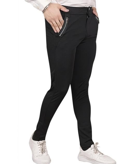 Image of Urban Edge Men's Slim Fit 4-Way Stretch Trouser Pant