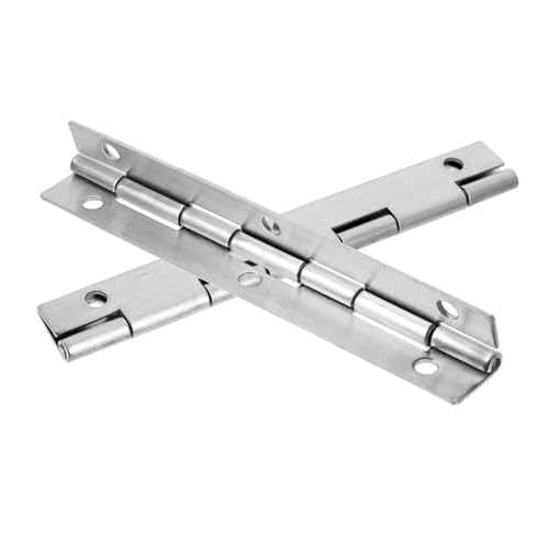 IWOWHERO 6 Stainless Steel Piano Hinge Heavy Duty Long Hinge for Cabinet and Door Hardware
