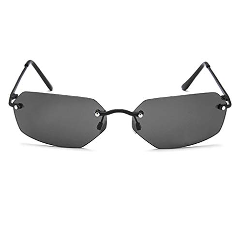PLOPLO Matrix Square Sunglasses men Ultralight Rimless2