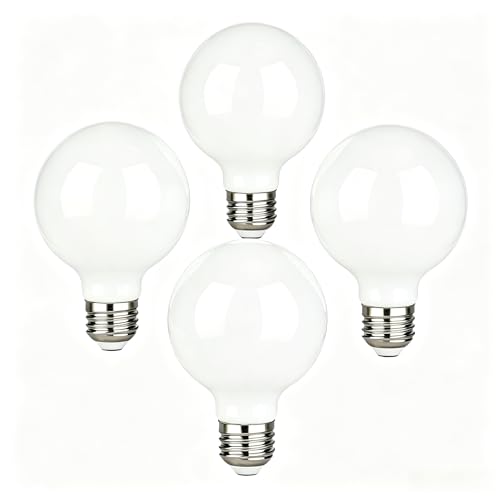IWOPAN G25 60W Frosted Globe Bulbs
