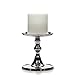 Hosley Set of 2 Silver Finish Pillar Holder, 5