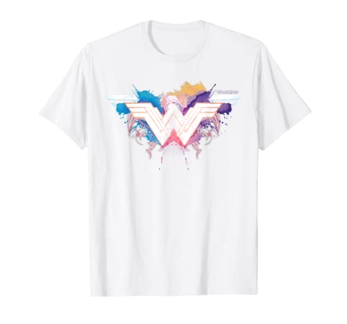 DC Comics Batman V Superman Wonder Woman Watercolour Logo 1 Camiseta