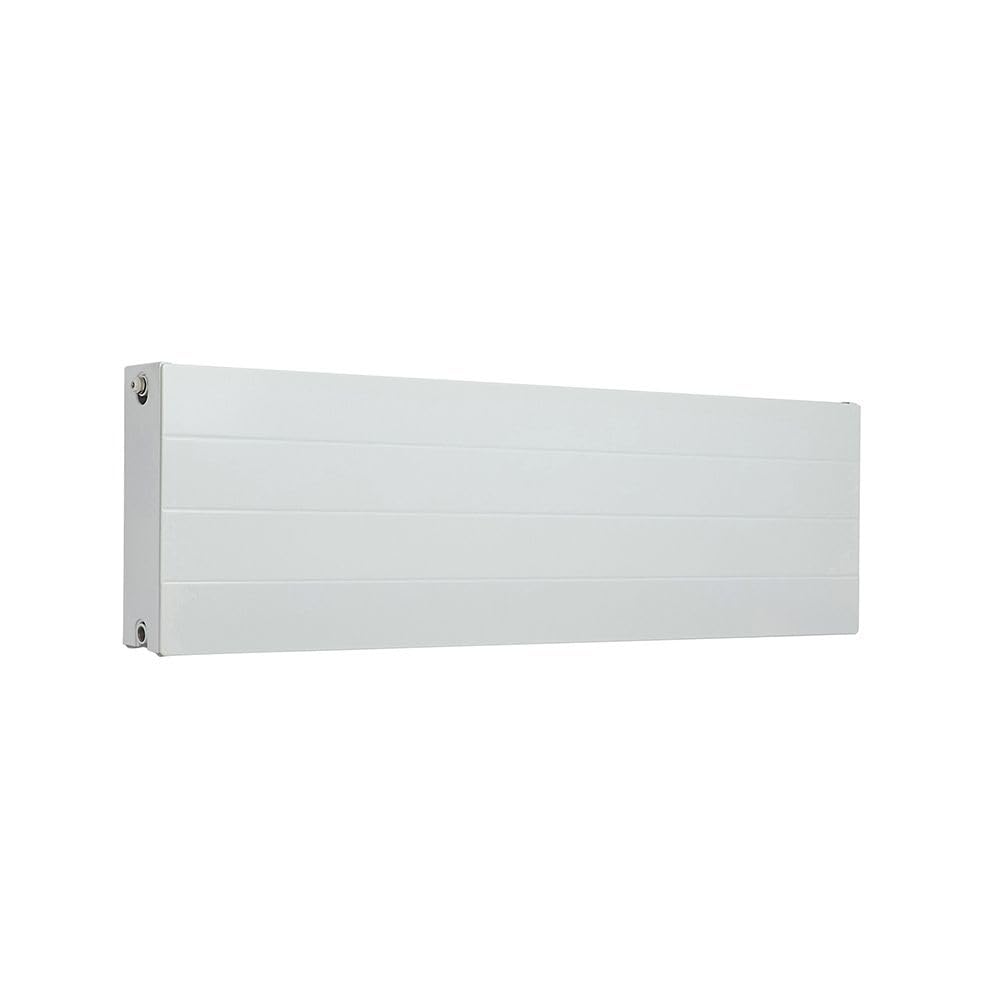 Milano White Alora Type 22 Horizontal Double Panel Convector Radiator - 400Mm X 1400Mm