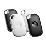 Life360 Tile Pro - Powerful Bluetooth Tracker, Key Finder and Item Locator for Keys Bags, and More. Both iOS and Android Compatible. Phone Finder. 4-Pack (Black/White)