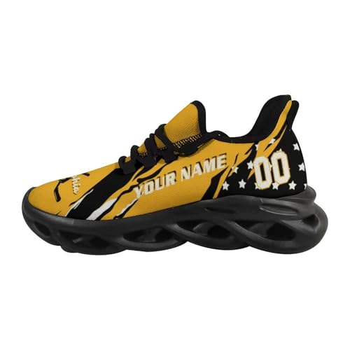 Custom Hockey Sneakers Personalized Breathable Fans Gifts Add Name & Number Workout Athletic Gym Slip-on Shoes for Men Women3