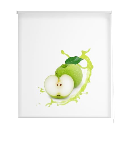 Estoralis Cocina| Estor Enrollable Diseño Moderno|Sin Taladrar Translúcido Estampado | Modelo C-1203 | 70 x 150 cm (Ancho/Alto) Tamaño Tela 67 x 150 cm | Estores para Ventanas y Puertas