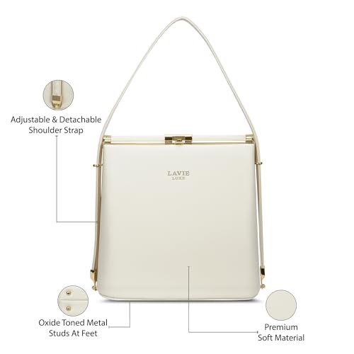 Image of Lavie Luxe Women's Glare25 Frame Satchel Handbag | Satchel Bag For Work | Ladies Purse | Stylish Shoulder Bag | Gift For Women