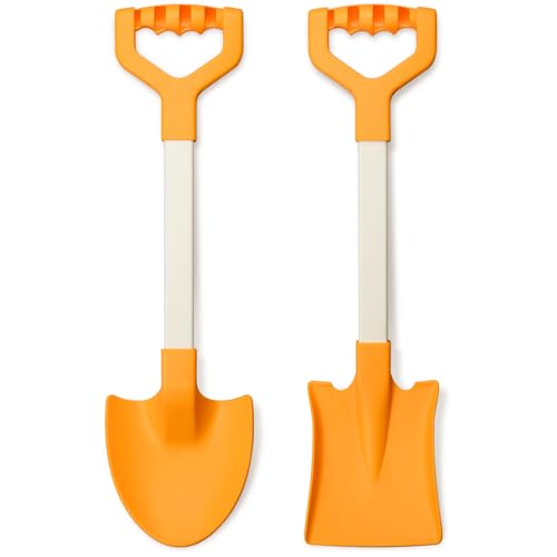 QINGLER 20” Long Sand Beach Shovels for Kids Heavy...
