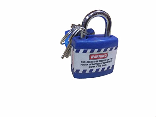 Image of Plastic Lockout Padlock Ak-Jpl-103B Lock And Hold, Pack Of 5