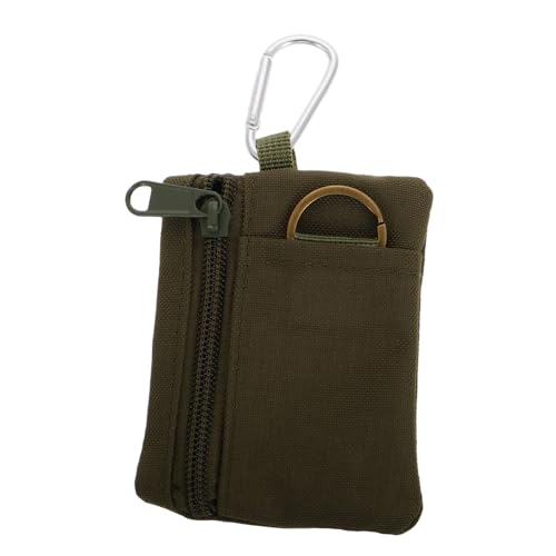 NOLITOY Multi Functional Keychain Pouch Durable Organizer for Keys Coins Small Essentials for Hiking Travel Outdoor Activities Compact Zipper Storage